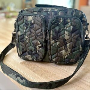 Lug Navigator Camouflage Quilted Messenger Bag
